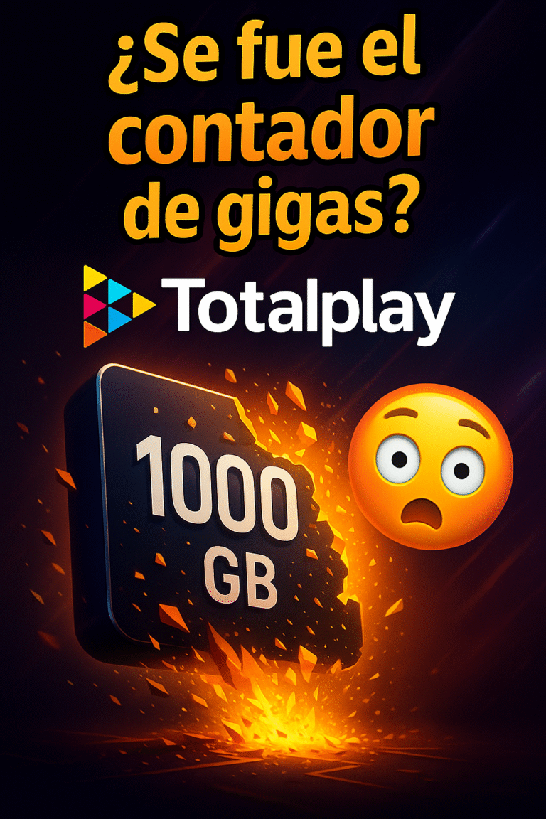 🚨 ¿Totalplay eliminó el contador de gigas? Esto es lo que sabemos 🤯