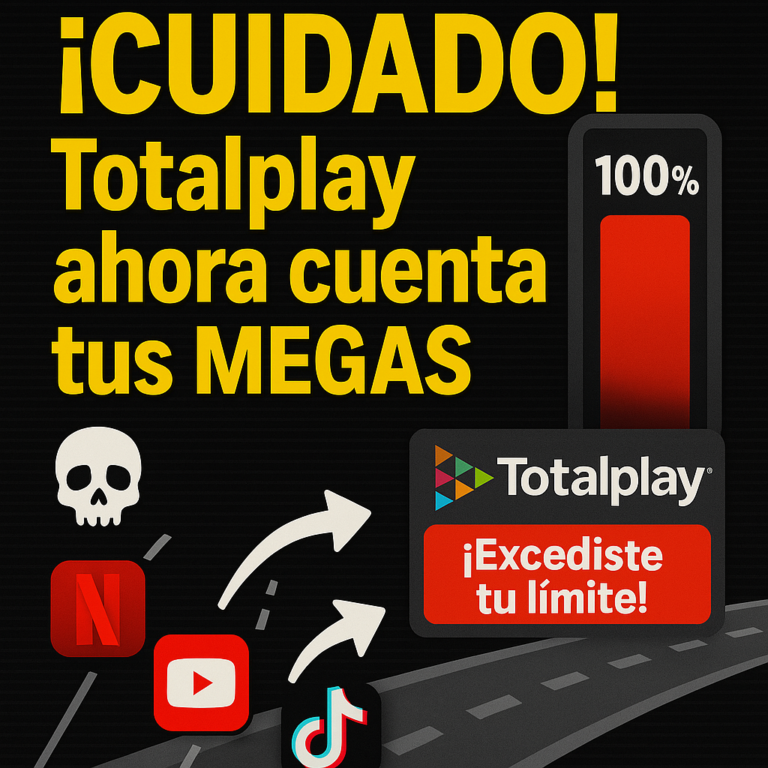 📶💸 ¿Te pasas de megas? ¿Totalplay ya cobra extra en 2025? ⚡