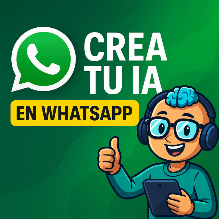 🤖 Cómo crear tu propia IA en WhatsApp paso a paso (fácil y sin programar) 🙌