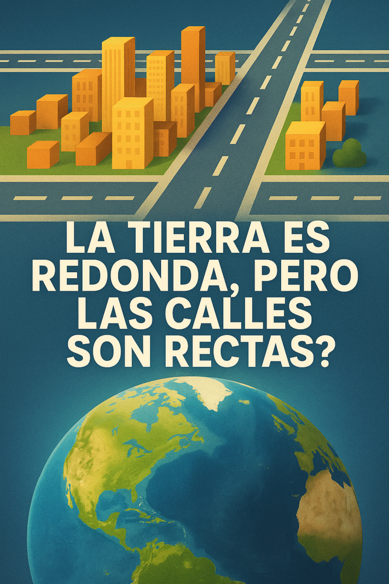 ¿Por qué si la Tierra es redonda las calles son rectas? La respuesta que cambiará tu forma de ver el mundo