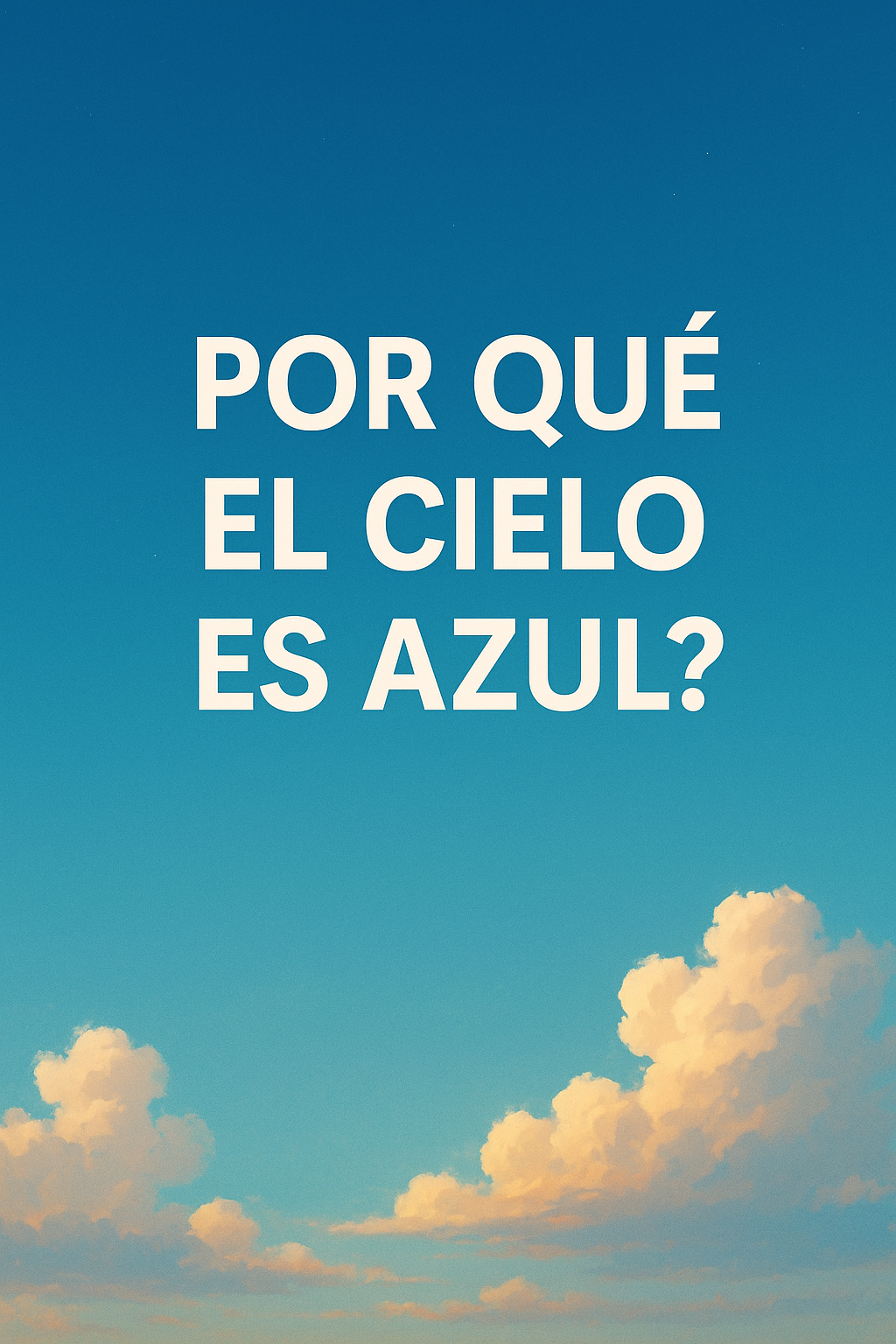 ¿Por qué el cielo es azul? 🌌 Explicación científica fácil y clara (Parte 1)