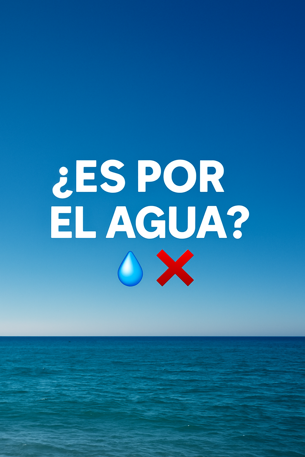 🌊💙 ¿El cielo es azul por el agua? ❌