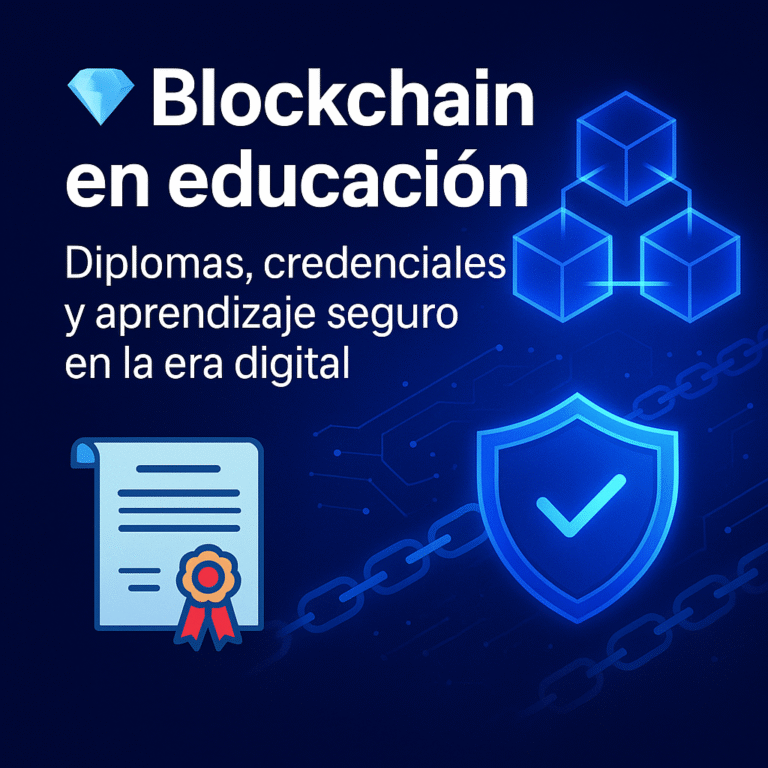 💎 Blockchain en educación: diplomas, credenciales y aprendizaje seguro en la era digital
