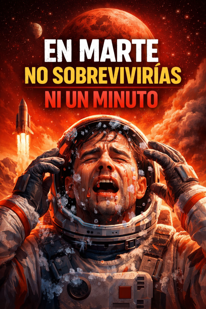 🔴🚀 En Marte tu cuerpo no sobreviviría ni un minuto: la ciencia detrás del planeta rojo