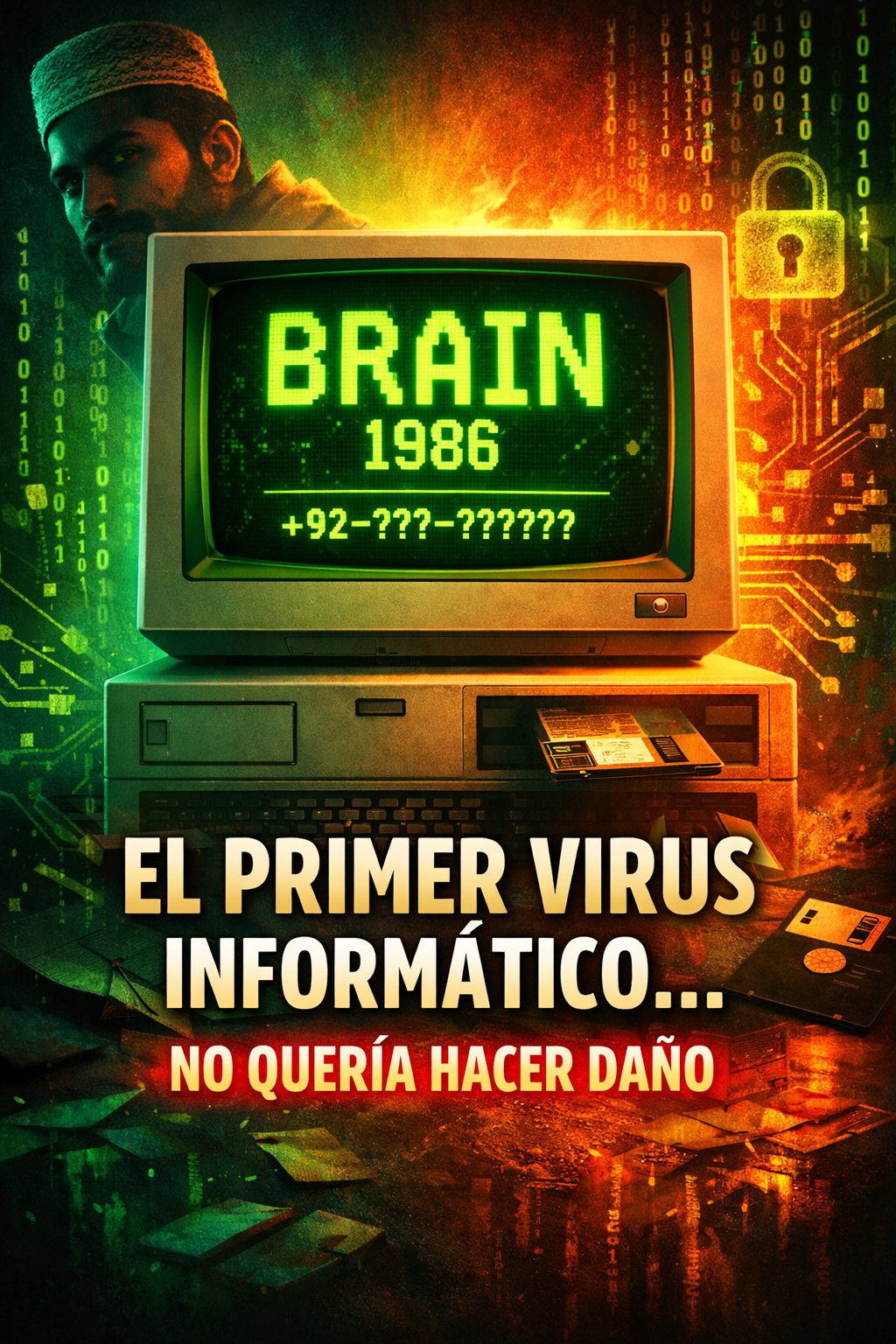 🧠💾 El primer virus informático de la historia: Brain, el origen de la ciberseguridad moderna