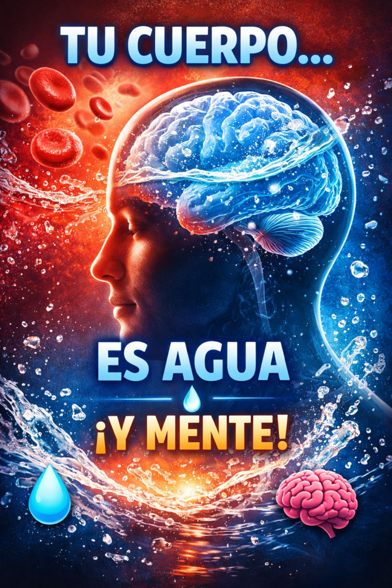 💧 Tu cuerpo es más de la mitad agua: la verdad científica que cambia cómo entiendes tus emociones 🧠🌊