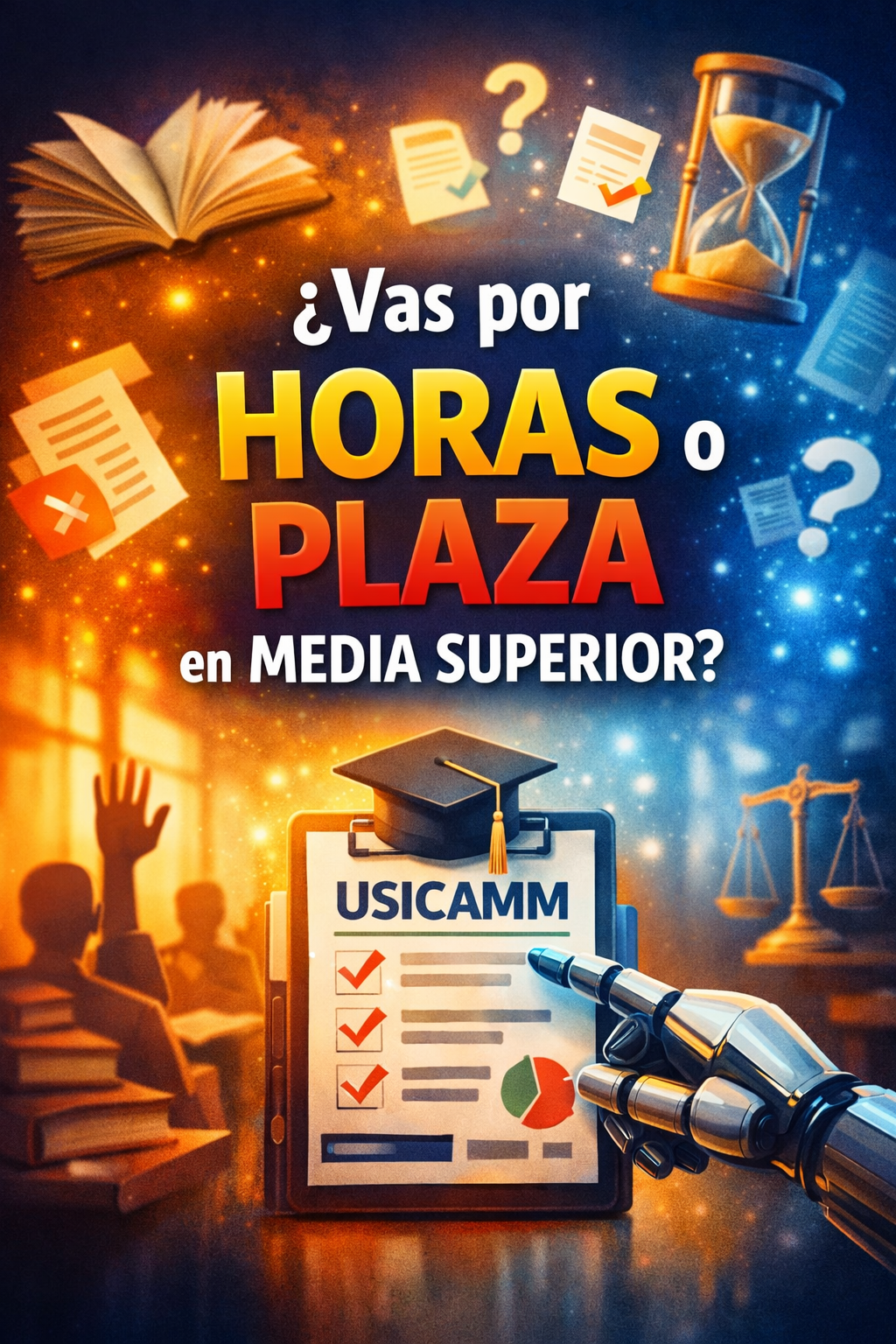 ProfeBot USICAMM 2026–2027: Cómo prepararte para obtener horas o plaza en Educación Media Superior