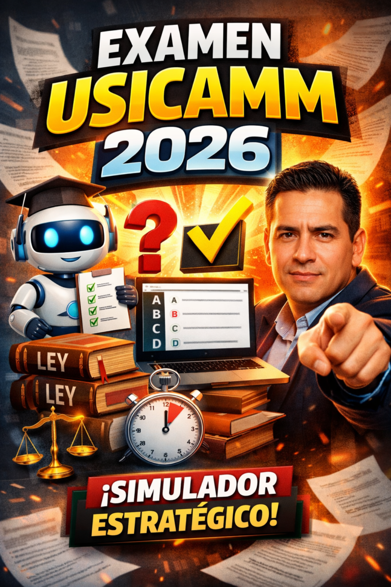 🚀 Simulador Estratégico USICAMM EMS 2026 GRATIS | Estudia para Ingreso Docente con ProfeBot 📚🎯