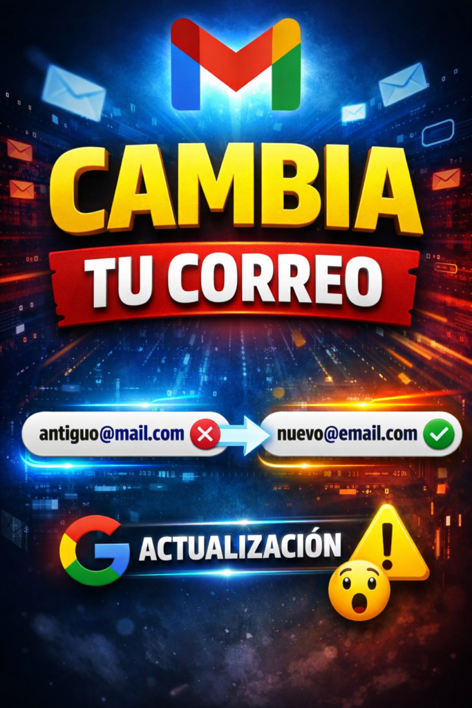 🚨 Gmail ya permite cambiar tu correo: así funciona la nueva actualización de Google