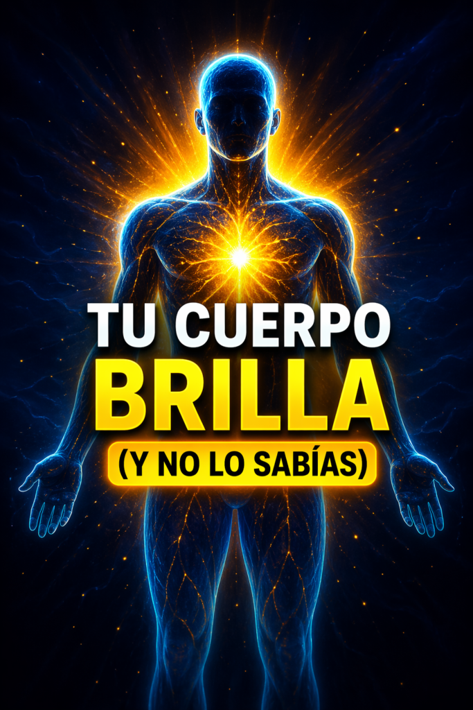 Tu cuerpo emite luz invisible (biofotones): la ciencia detrás de por qué “brillas” en la oscuridad 💡🧬 | Explicación clara y comprobada