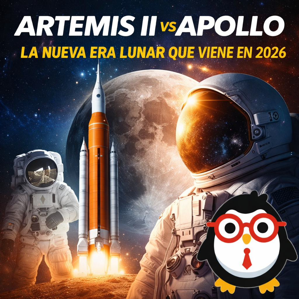 Artemis II vs Apolo: las diferencias tecnológicas que están redefiniendo el regreso a la Luna en 2026