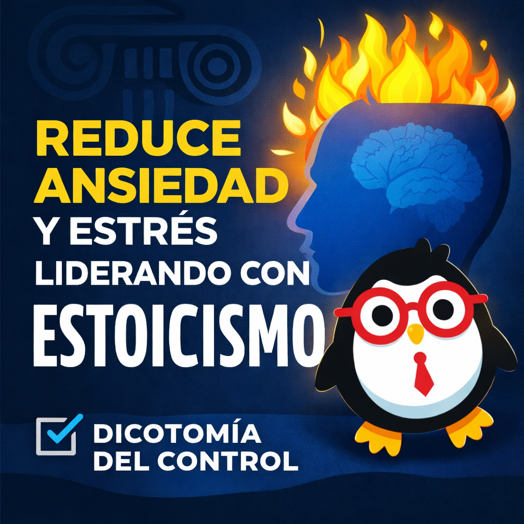 La dicotomía del control: cómo aplicar el estoicismo para reducir la ansiedad, el estrés y el burnout en líderes modernos