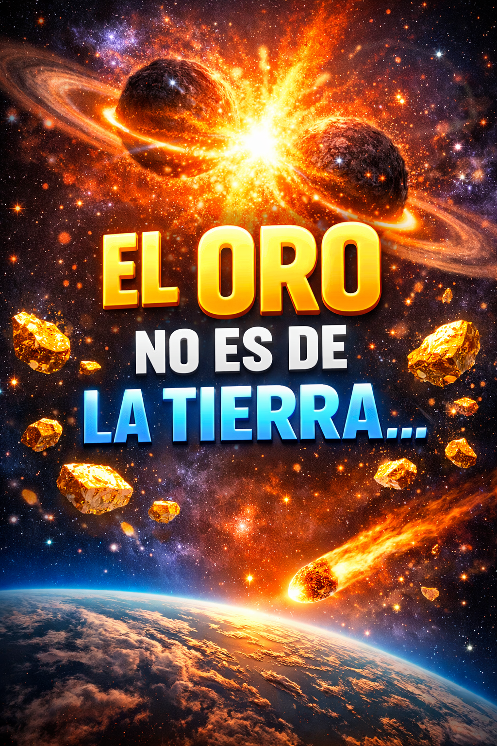 🚀 El oro no es de la Tierra: origen cósmico del oro explicado con ciencia real | Estrellas de neutrones, kilonovas y r-process