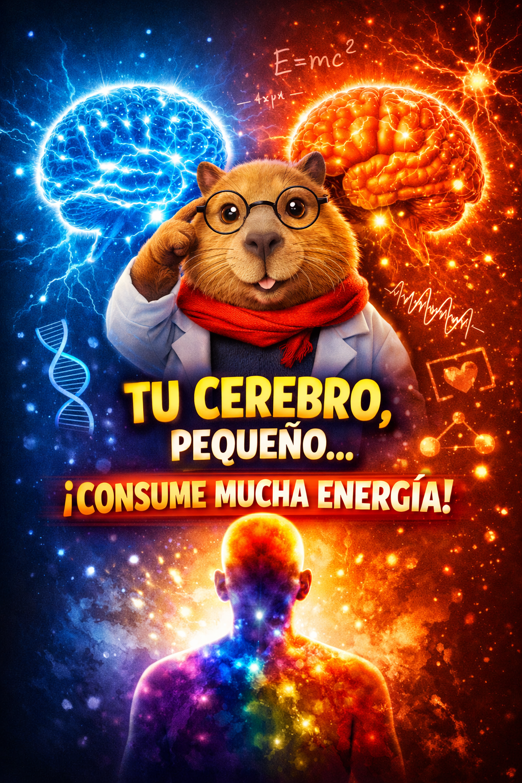 Tu cerebro es un motor gigante: ¿Por qué consume tanta energía? | El Capi Sabio te lo explica 🧠🐹