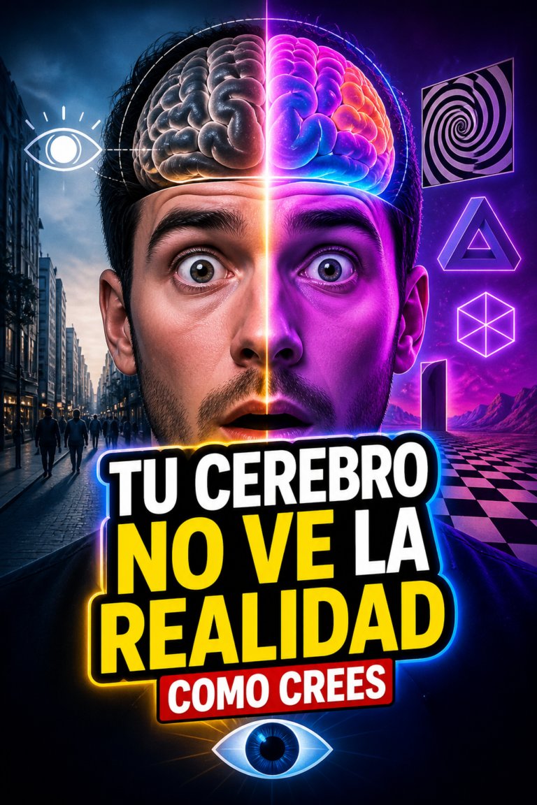 🧠 Tu cerebro NO ve la realidad como crees 🤯 | Ilusiones ópticas, percepción visual y neurociencia explicada fácil