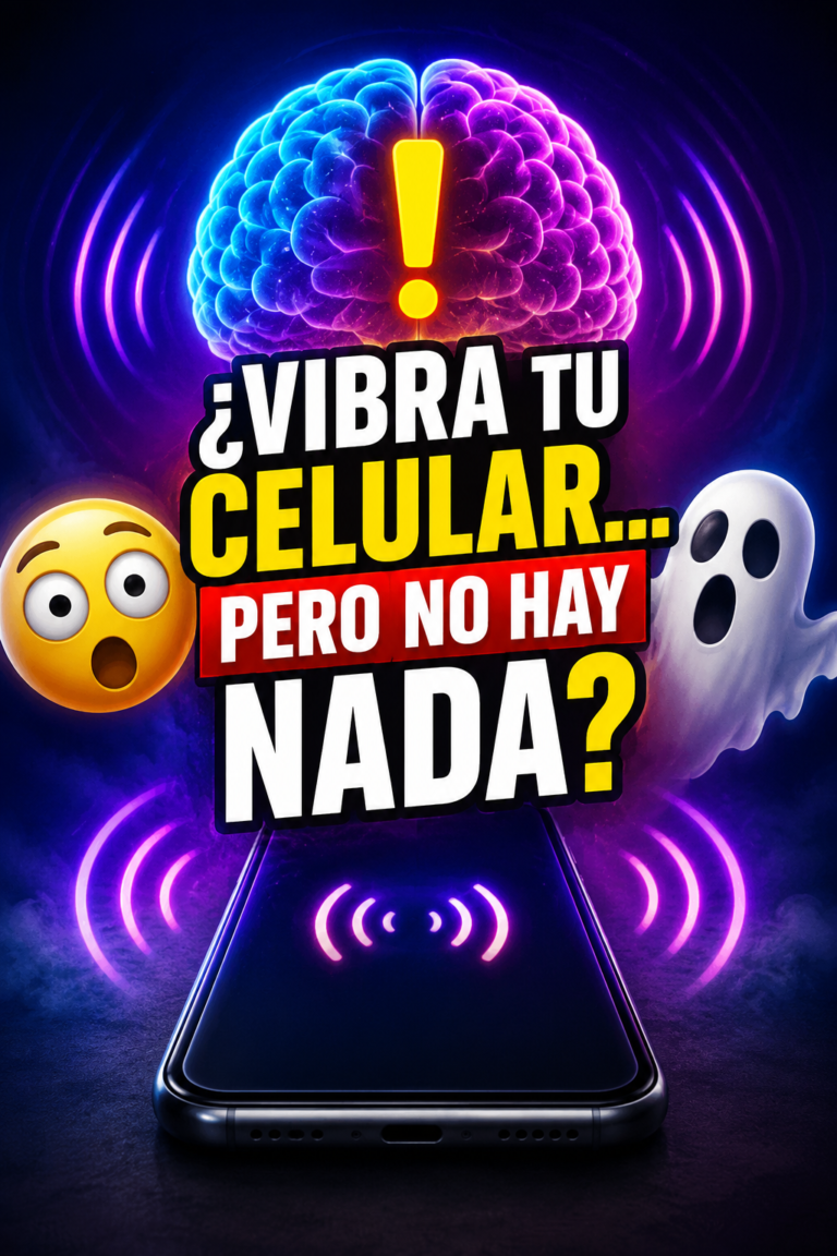 🧠📱 ¿Por qué sentimos que el celular vibra aunque no haya ninguna notificación? | La ciencia detrás de la “vibración fantasma”