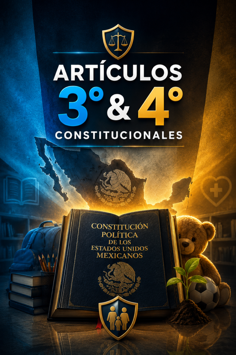 ⚖️ Artículos 3° y 4° Constitucionales explicados: educación, desarrollo integral y derechos de la niñez en México 📘🇲🇽