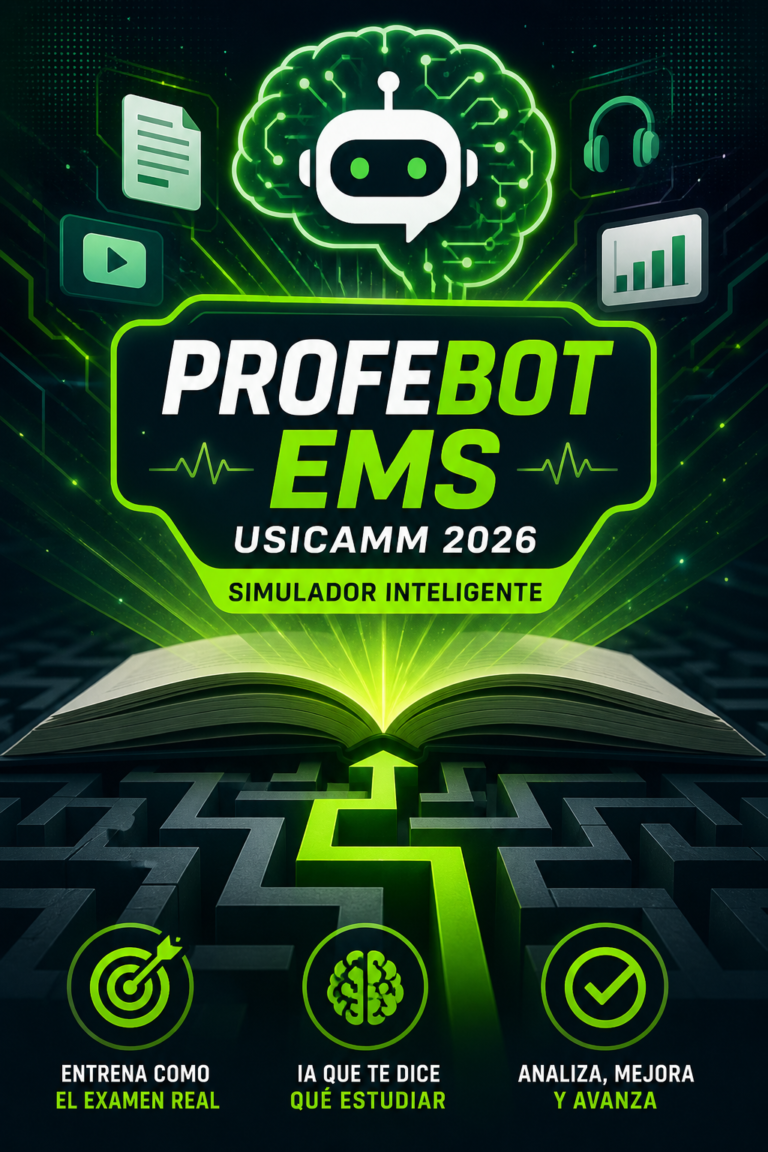 🚀 ProfeBot EMS 2026: Simulador inteligente GRATIS para admisión USICAMM en Educación Media Superior 🤖📘
