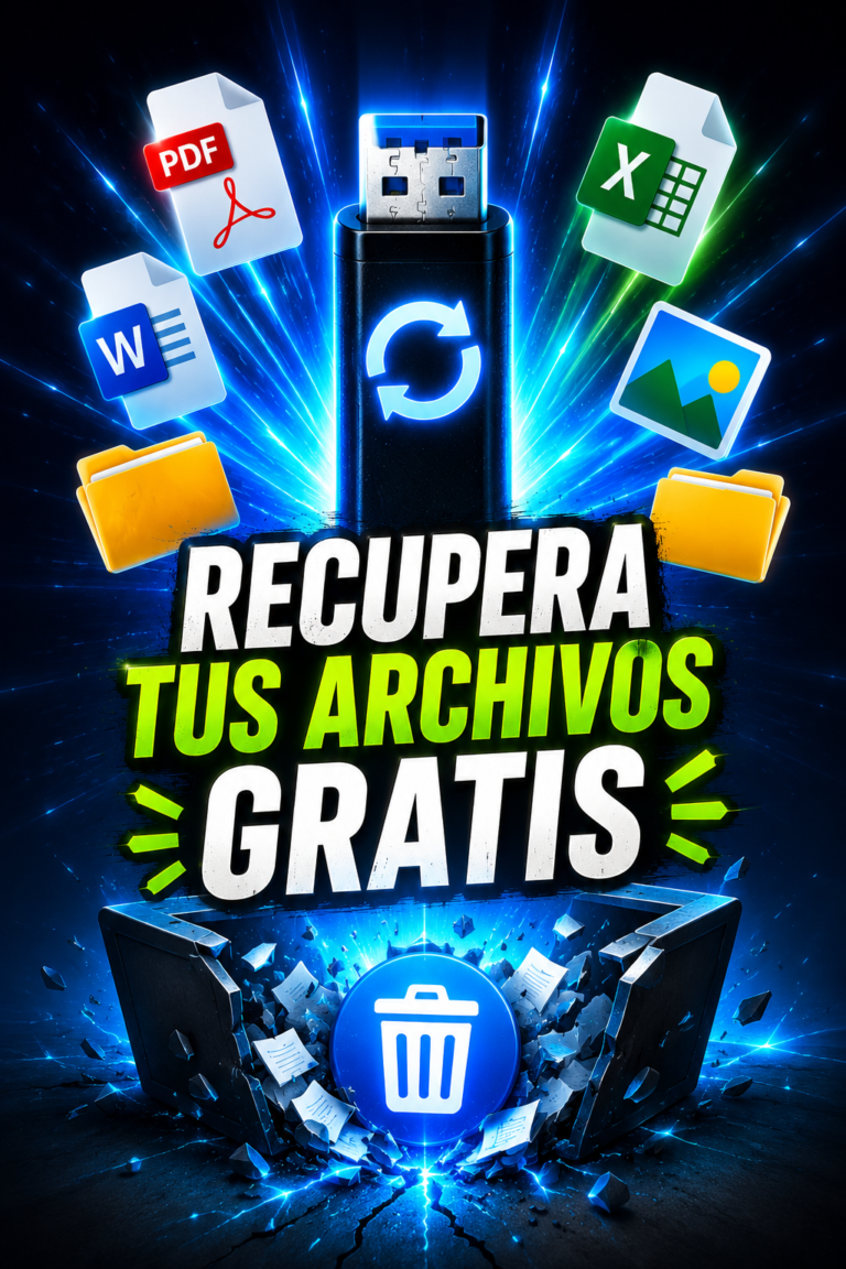 Cómo recuperar archivos borrados de una USB GRATIS con PhotoRec 🔥 | Mejor alternativa a Recuva paso a paso