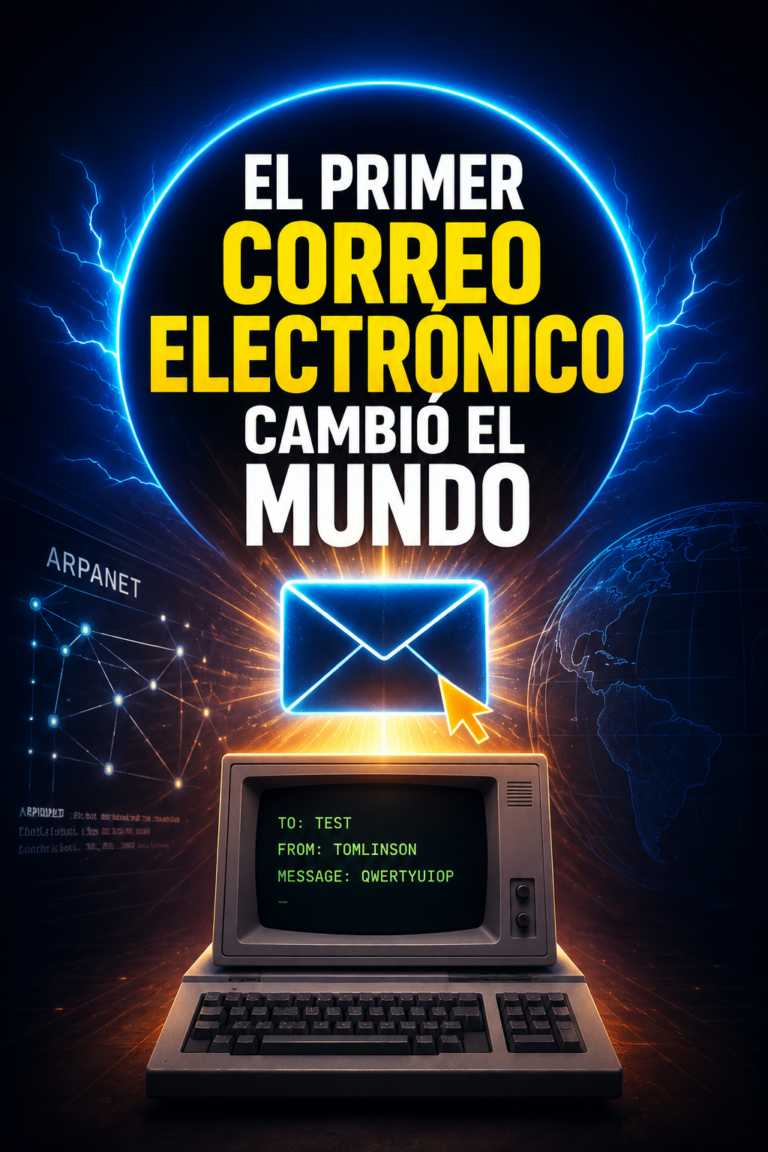 El primer correo electrónico de la historia fue aburrido… pero cambió el mundo para siempre