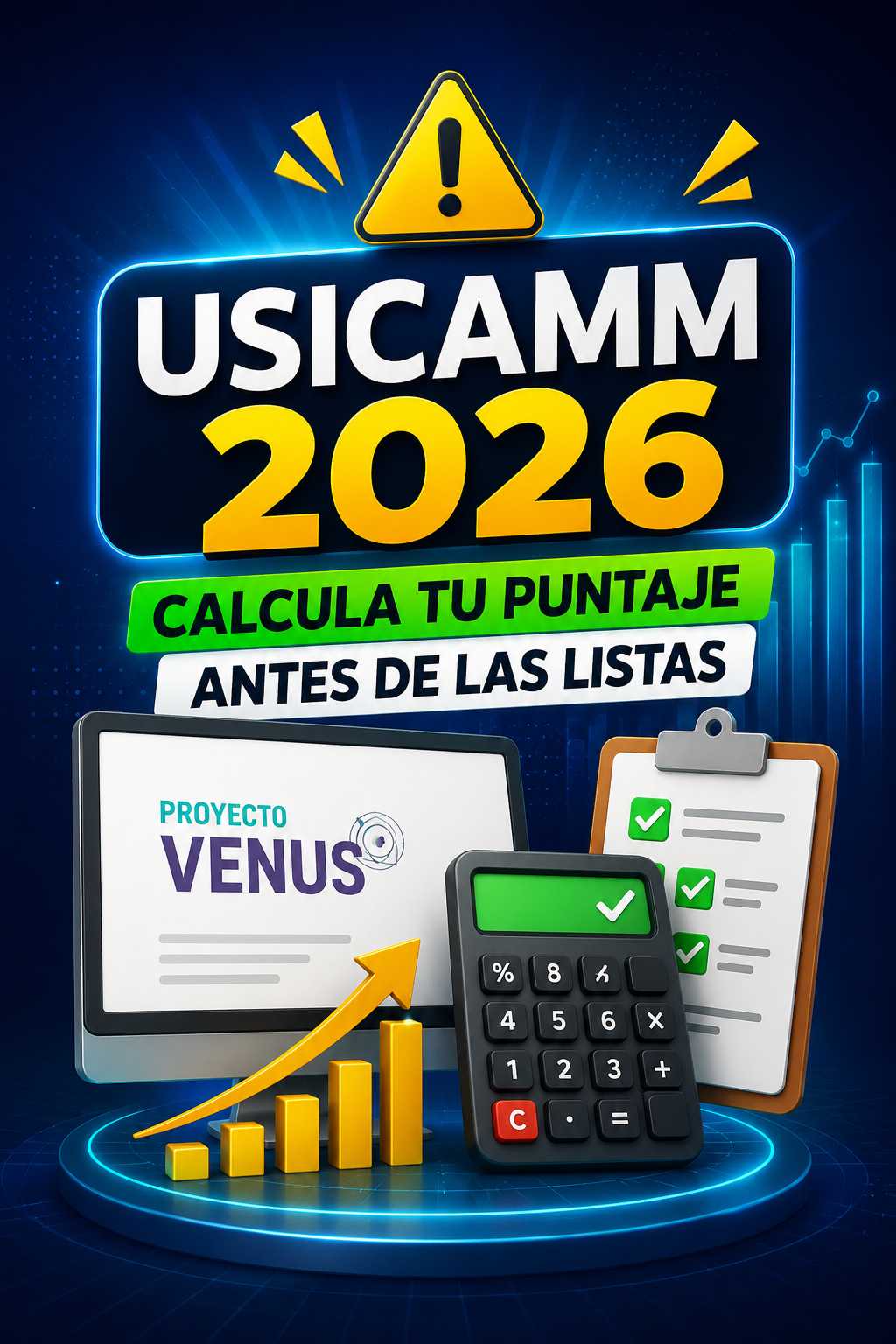 Calculadora USICAMM 2026: Cómo Calcular Tu Puntaje Antes de la Publicación de las Listas de Prelación 🚨📊