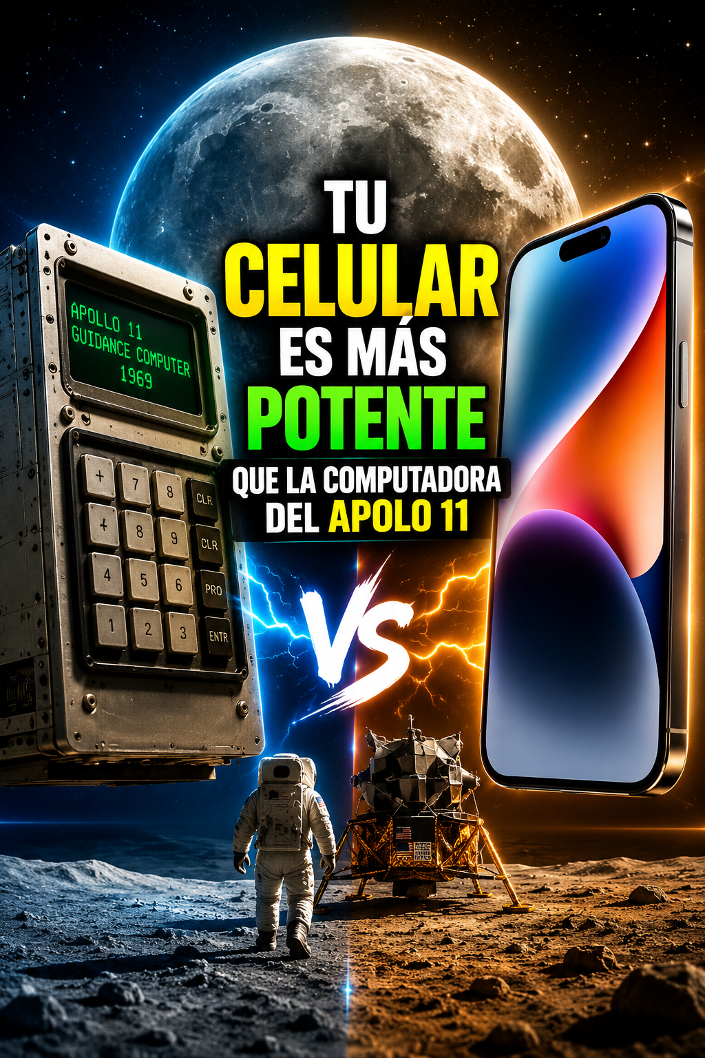 Tu celular es más potente que la computadora que llevó al hombre a la Luna: la increíble historia del Apolo 11