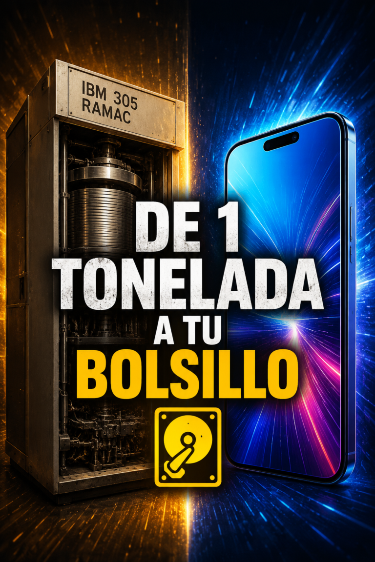 El primer disco duro pesaba una tonelada y solo almacenaba 5 MB: la increíble historia que revolucionó la informática
