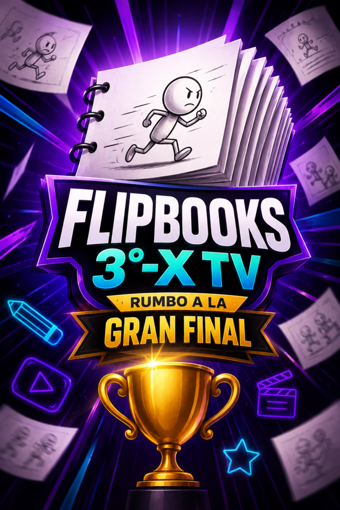 🏆 Flipbooks 2026: 3°-X TV cierra la fase clasificatoria rumbo a la Gran Final 🎨