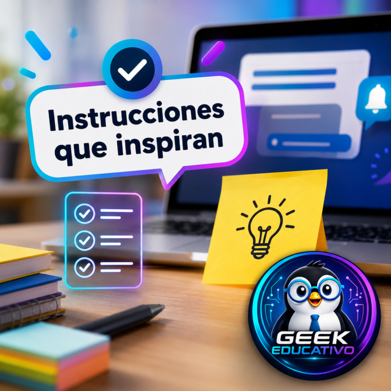 Micro-Copywriting para Docentes: Cómo Redactar Instrucciones Claras que Reducen la Carga Cognitiva y Mejoran el Aprendizaje