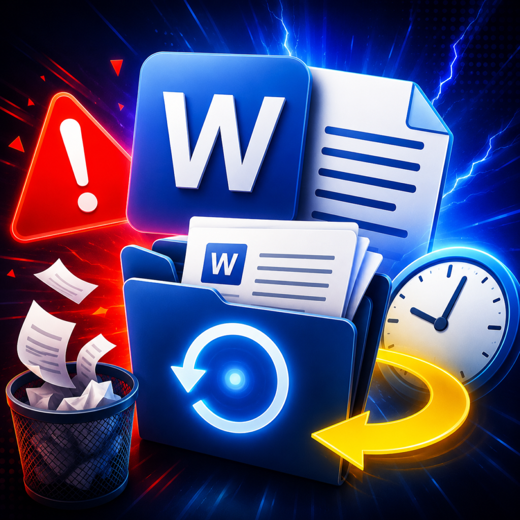 📄😱 Cómo recuperar un archivo de Word no guardado antes de entrar en pánico