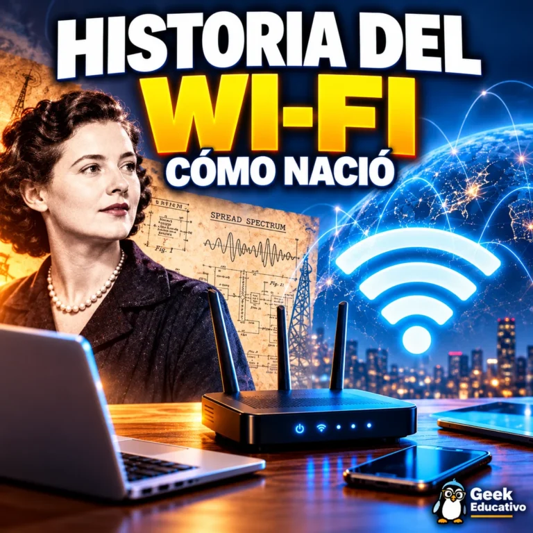 Historia del Wi‑Fi desde IEEE 802.11 hasta Wi‑Fi 7 con redes inalámbricas y tecnología moderna